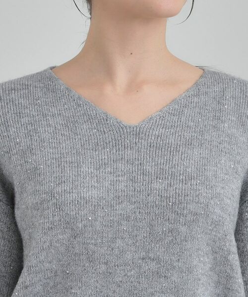 SHOO・LA・RUE / シューラルー ニット・セーター | 【S-LL】きらきらと華やかに スパンコールニット | 詳細16