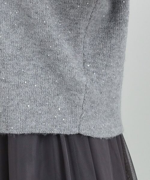 SHOO・LA・RUE / シューラルー ニット・セーター | 【S-LL】きらきらと華やかに スパンコールニット | 詳細18