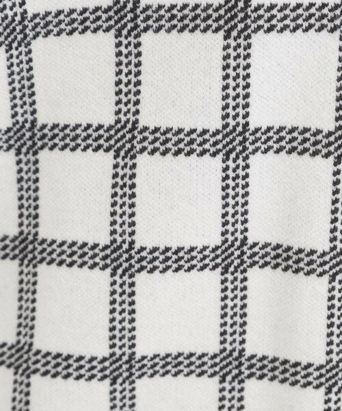 SHOO・LA・RUE / シューラルー ニット・セーター | 【洗濯機可/S-LL】クラシックなチェック柄が目を惹く 柔らかニット | 詳細12