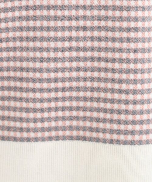 SHOO・LA・RUE / シューラルー ニット・セーター | 【洗濯機可/S-LL】クラシックなチェック柄が目を惹く 柔らかニット | 詳細8