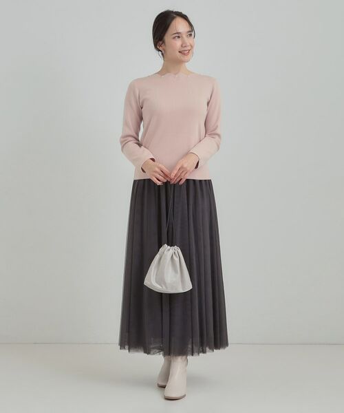 SHOO・LA・RUE / シューラルー ニット・セーター | スカラップネックが上品 ビジューニット | 詳細10