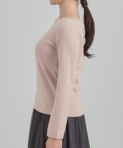 SHOO・LA・RUE / シューラルー ニット・セーター | スカラップネックが上品 ビジューニット | 詳細13