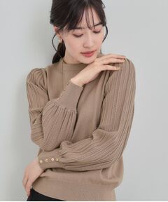 SHOO・LA・RUE / シューラルー ニット・セーター | コンパクト見えが大人かわいい お袖編み柄ニット