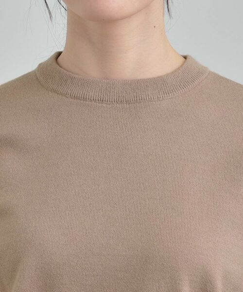 SHOO・LA・RUE / シューラルー ニット・セーター | コンパクト見えが大人かわいい お袖編み柄ニット | 詳細15