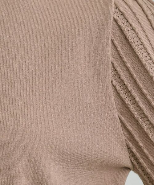 SHOO・LA・RUE / シューラルー ニット・セーター | コンパクト見えが大人かわいい お袖編み柄ニット | 詳細8