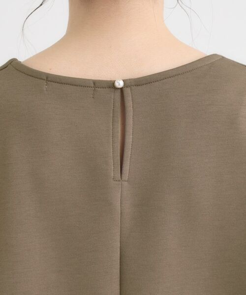 SHOO・LA・RUE / シューラルー カットソー | 【S-LL】大人のデイリースタイルに お袖タック フェイクパール付きトップス | 詳細21