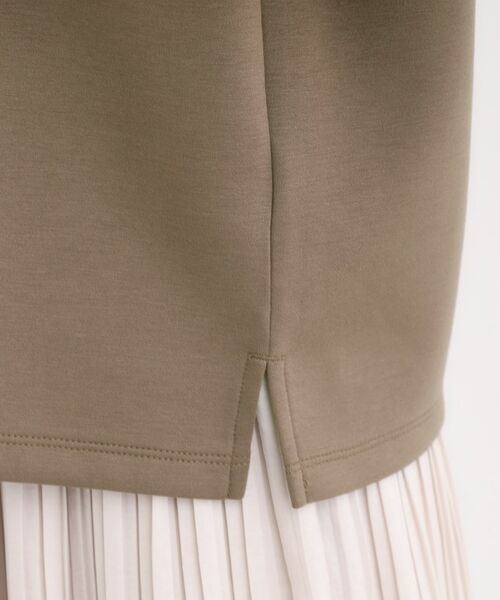 SHOO・LA・RUE / シューラルー カットソー | 【S-LL】大人のデイリースタイルに お袖タック フェイクパール付きトップス | 詳細24