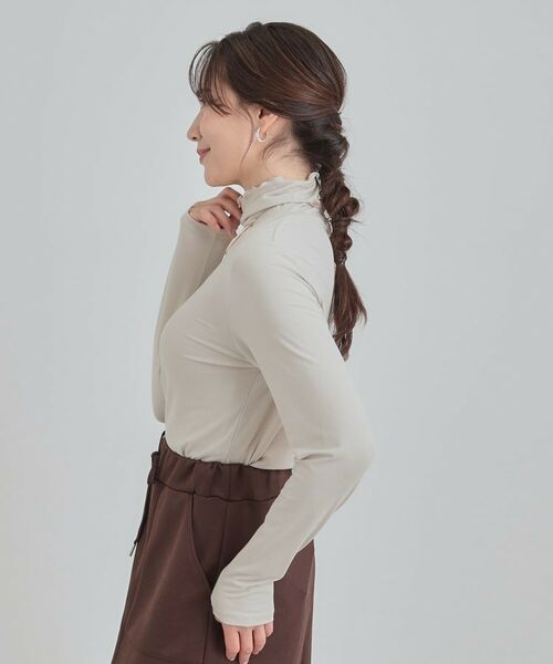 SHOO・LA・RUE / シューラルー カットソー | 【あったか】タートルネックインナー | 詳細10