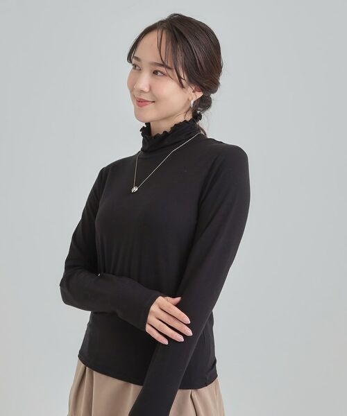 SHOO・LA・RUE / シューラルー カットソー | 【あったか】タートルネックインナー | 詳細5