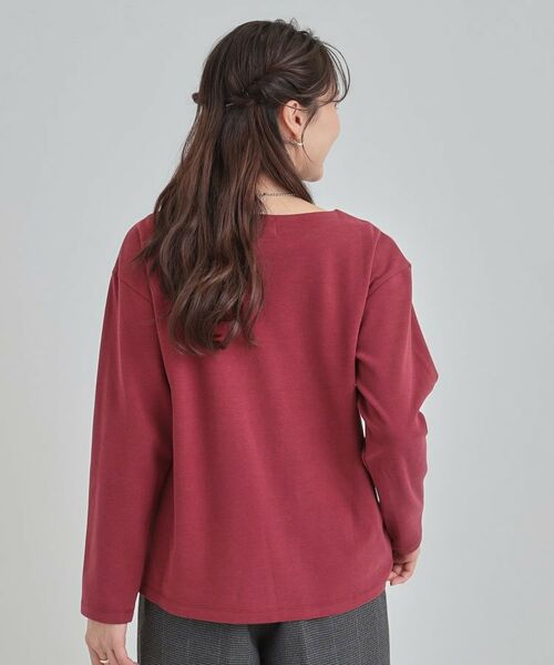 SHOO・LA・RUE / シューラルー カットソー | ロゴ刺繍ロンT | 詳細10