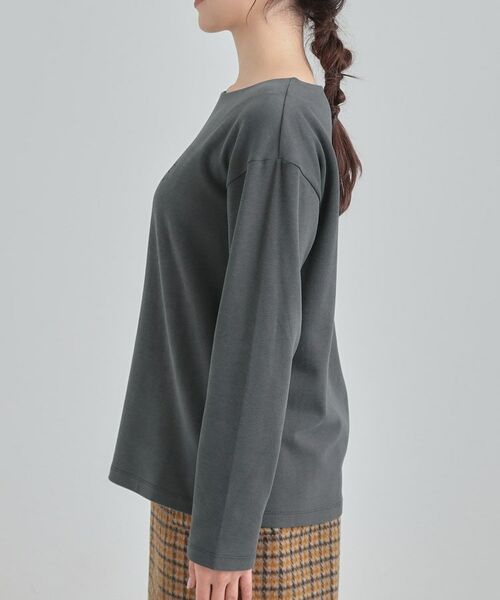 SHOO・LA・RUE / シューラルー カットソー | ロゴ刺繍ロンT | 詳細14