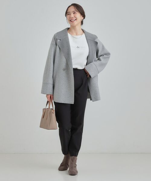 SHOO・LA・RUE / シューラルー カットソー | ロゴ刺繍ロンT | 詳細3