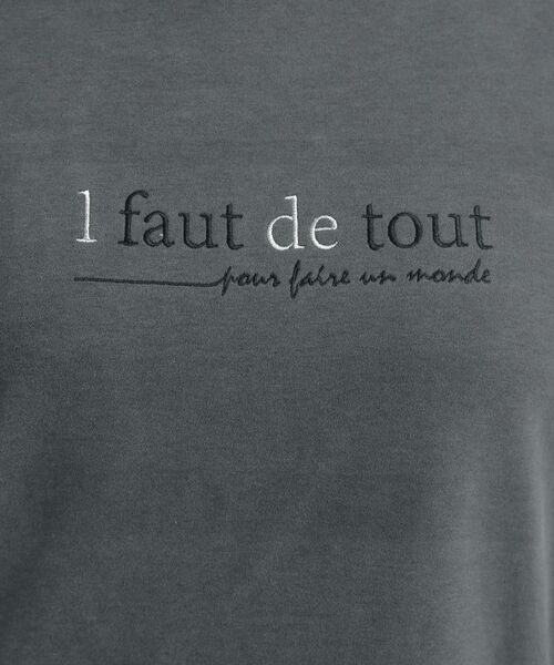 SHOO・LA・RUE / シューラルー カットソー | ロゴ刺繍ロンT | 詳細8