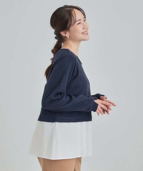 SHOO・LA・RUE / シューラルー カットソー | シャツレイヤード風トップス | 詳細10