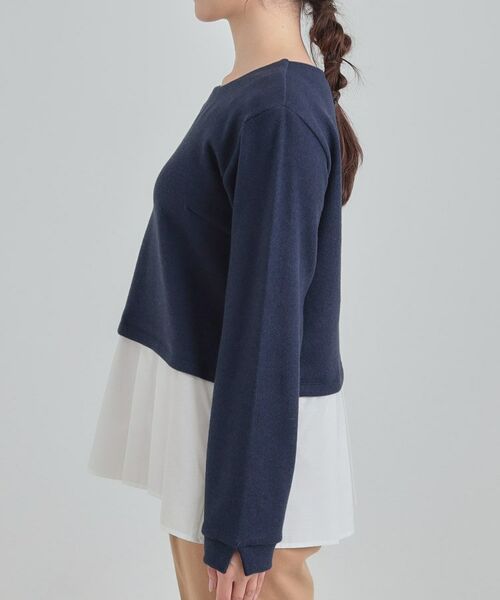 SHOO・LA・RUE / シューラルー カットソー | シャツレイヤード風トップス | 詳細14