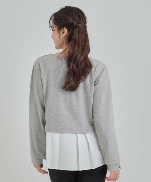 SHOO・LA・RUE / シューラルー カットソー | シャツレイヤード風トップス | 詳細2