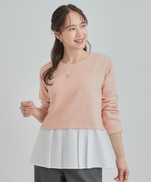 SHOO・LA・RUE / シューラルー カットソー | シャツレイヤード風トップス | 詳細5