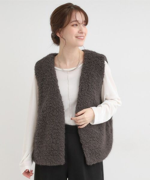 SHOO・LA・RUE / シューラルー ベスト | ふわふわファーベスト | 詳細1