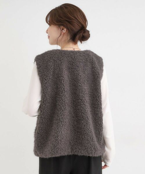 SHOO・LA・RUE / シューラルー ベスト | ふわふわファーベスト | 詳細2