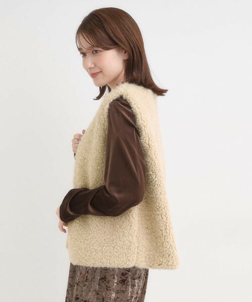 SHOO・LA・RUE / シューラルー ベスト | ふわふわファーベスト | 詳細6