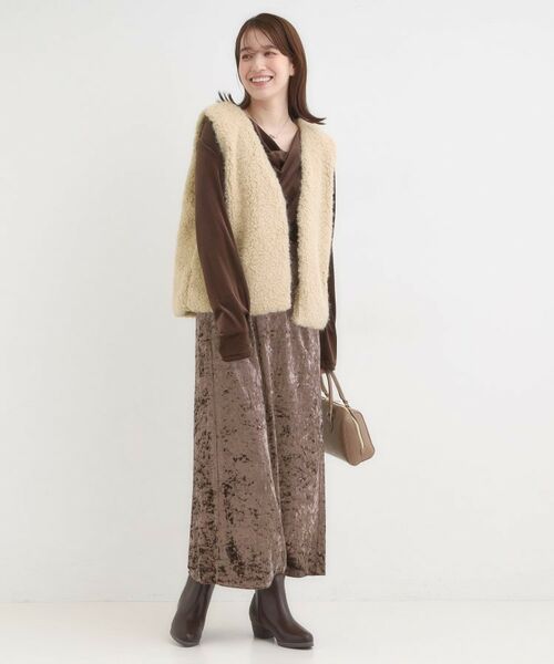 SHOO・LA・RUE / シューラルー ベスト | ふわふわファーベスト | 詳細7