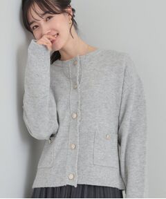 SHOO・LA・RUE / シューラルー カーディガン・ボレロ | 【洗濯機可/S-LL】きちんと感が魅力 ジャケットライクカーディガン