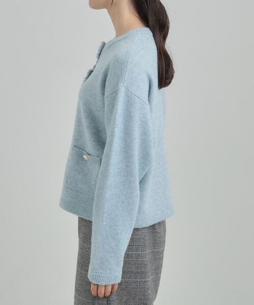 SHOO・LA・RUE / シューラルー カーディガン・ボレロ | 【洗濯機可/S-LL】きちんと感が魅力 ジャケットライクカーディガン | 詳細14