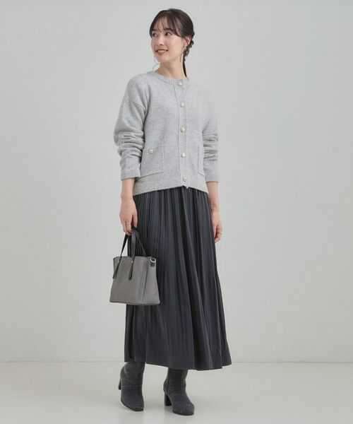 SHOO・LA・RUE / シューラルー カーディガン・ボレロ | 【洗濯機可/S-LL】きちんと感が魅力 ジャケットライクカーディガン | 詳細3