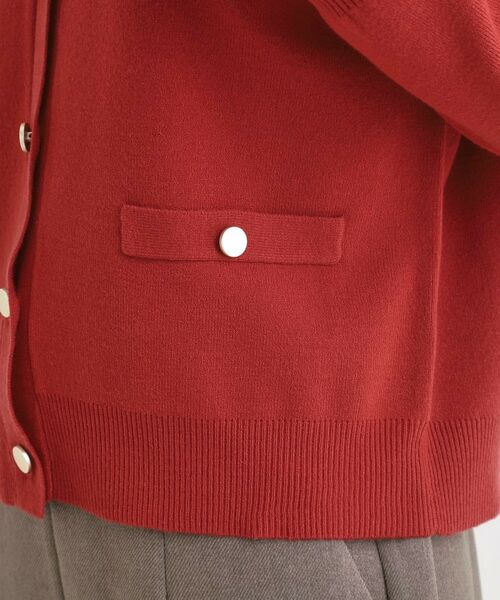 SHOO・LA・RUE / シューラルー カーディガン・ボレロ | 【セットアップ可/洗濯機可】もちもちタッチが心地よい クルーネックカーディガン | 詳細18