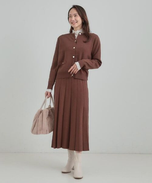 SHOO・LA・RUE / シューラルー カーディガン・ボレロ | 【セットアップ可/洗濯機可】もちもちタッチが心地よい クルーネックカーディガン | 詳細19