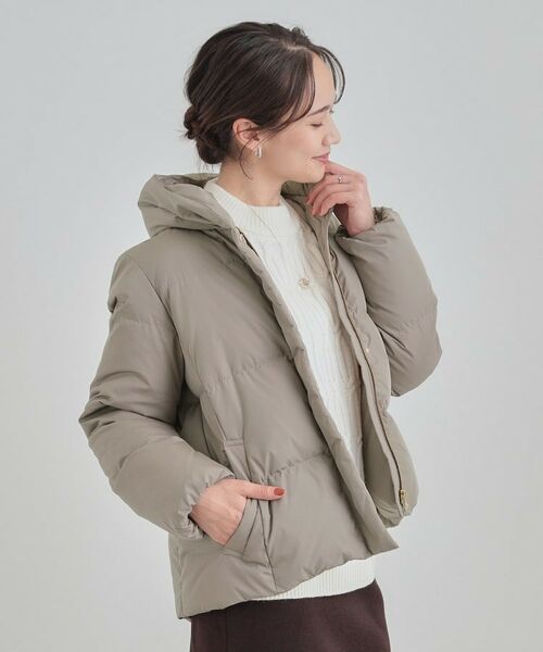 SHOO・LA・RUE / シューラルー ダウンジャケット・ベスト | 【撥水/洗える】ショートフーディーダウン | 詳細10