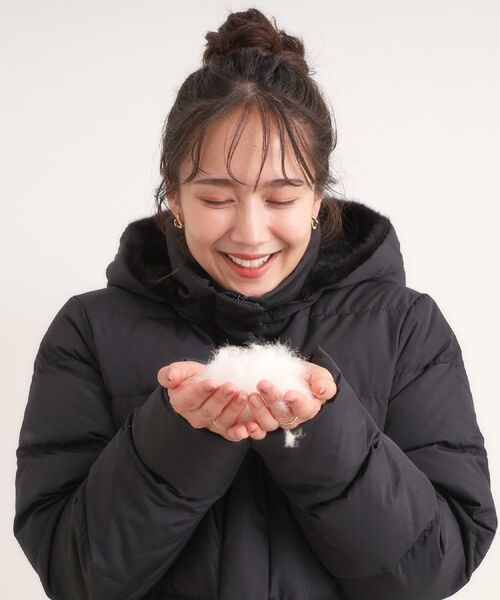 SHOO・LA・RUE / シューラルー ダウンジャケット・ベスト | 【撥水/洗える】ショートフーディーダウン | 詳細24