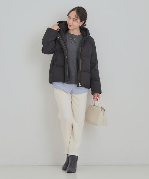 SHOO・LA・RUE / シューラルー ダウンジャケット・ベスト | 【撥水/洗える】ショートフーディーダウン | 詳細3