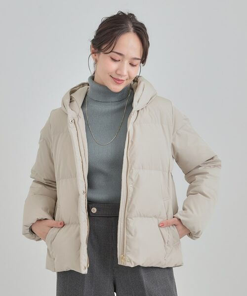 SHOO・LA・RUE / シューラルー ダウンジャケット・ベスト | 【撥水/洗える】ショートフーディーダウン | 詳細5