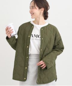 SHOO・LA・RUE / シューラルー レザーブルゾン・ジャケット | 【洗濯機可/撥水/S-LL】大人のための キルトオーバーブルゾン