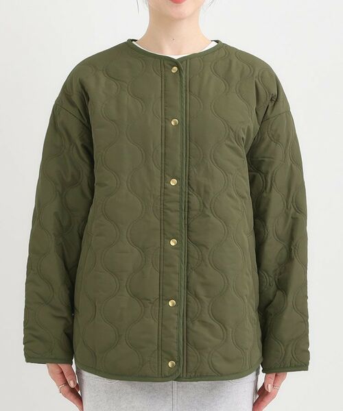 SHOO・LA・RUE / シューラルー レザーブルゾン・ジャケット | 【洗濯機可/撥水/S-LL】大人のための キルトオーバーブルゾン | 詳細13