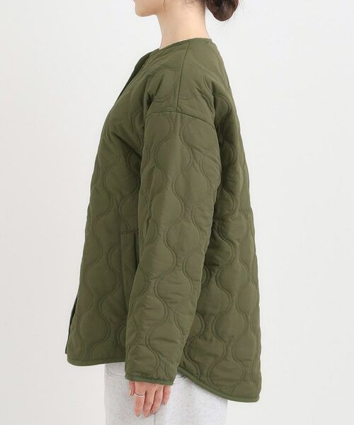 SHOO・LA・RUE / シューラルー レザーブルゾン・ジャケット | 【洗濯機可/撥水/S-LL】大人のための キルトオーバーブルゾン | 詳細14