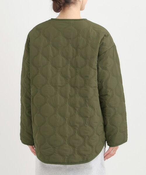 SHOO・LA・RUE / シューラルー レザーブルゾン・ジャケット | 【洗濯機可/撥水/S-LL】大人のための キルトオーバーブルゾン | 詳細15