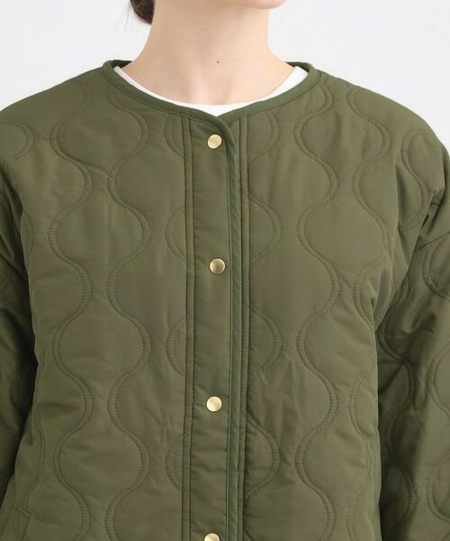 SHOO・LA・RUE / シューラルー レザーブルゾン・ジャケット | 【洗濯機可/撥水/S-LL】大人のための キルトオーバーブルゾン | 詳細16