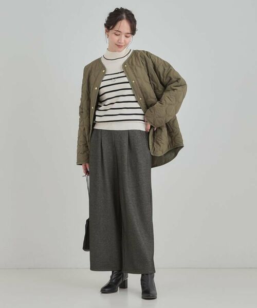 SHOO・LA・RUE / シューラルー レザーブルゾン・ジャケット | 【洗濯機可/撥水】大人のための キルトオーバーブルゾン | 詳細22