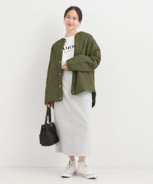 SHOO・LA・RUE / シューラルー レザーブルゾン・ジャケット | 【洗濯機可/撥水/S-LL】大人のための キルトオーバーブルゾン | 詳細7