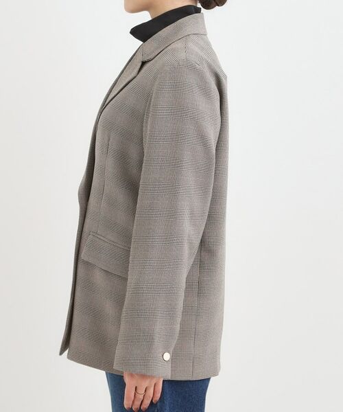 SHOO・LA・RUE / シューラルー テーラードジャケット | 【洗える/S-LL/セットアップ可】カジュアルからきれいめまで ダブルジャケット | 詳細14