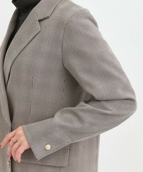 SHOO・LA・RUE / シューラルー テーラードジャケット | 【洗える/S-LL/セットアップ可】カジュアルからきれいめまで ダブルジャケット | 詳細17