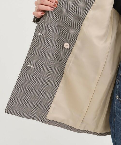 SHOO・LA・RUE / シューラルー テーラードジャケット | 【洗える/S-LL/セットアップ可】カジュアルからきれいめまで ダブルジャケット | 詳細20