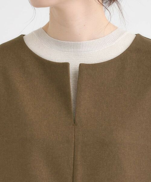 SHOO・LA・RUE / シューラルー ミニ丈・ひざ丈ワンピース | 【S-LL】ウール調スキッパージャンスカ | 詳細16