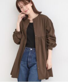 SHOO・LA・RUE / シューラルー チュニック | 【S-LL】自然に体型カバー 切り替えギャザーチュニックシャツ