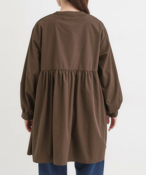 SHOO・LA・RUE / シューラルー チュニック | 【S-LL】自然に体型カバー 切り替えギャザーチュニックシャツ | 詳細15