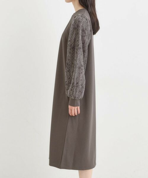 SHOO・LA・RUE / シューラルー ミニ丈・ひざ丈ワンピース | 【S-LL】お袖チュールレース切り替えワンピース | 詳細19