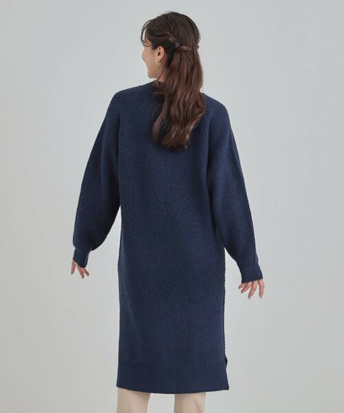 SHOO・LA・RUE / シューラルー ミニ丈・ひざ丈ワンピース | 【着丈選べる】ケーブル柄 ミックスニットワンピース | 詳細16
