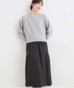 SHOO・LA・RUE / シューラルー ロング・マキシ丈ワンピース | 異素材ドッキングワンピース